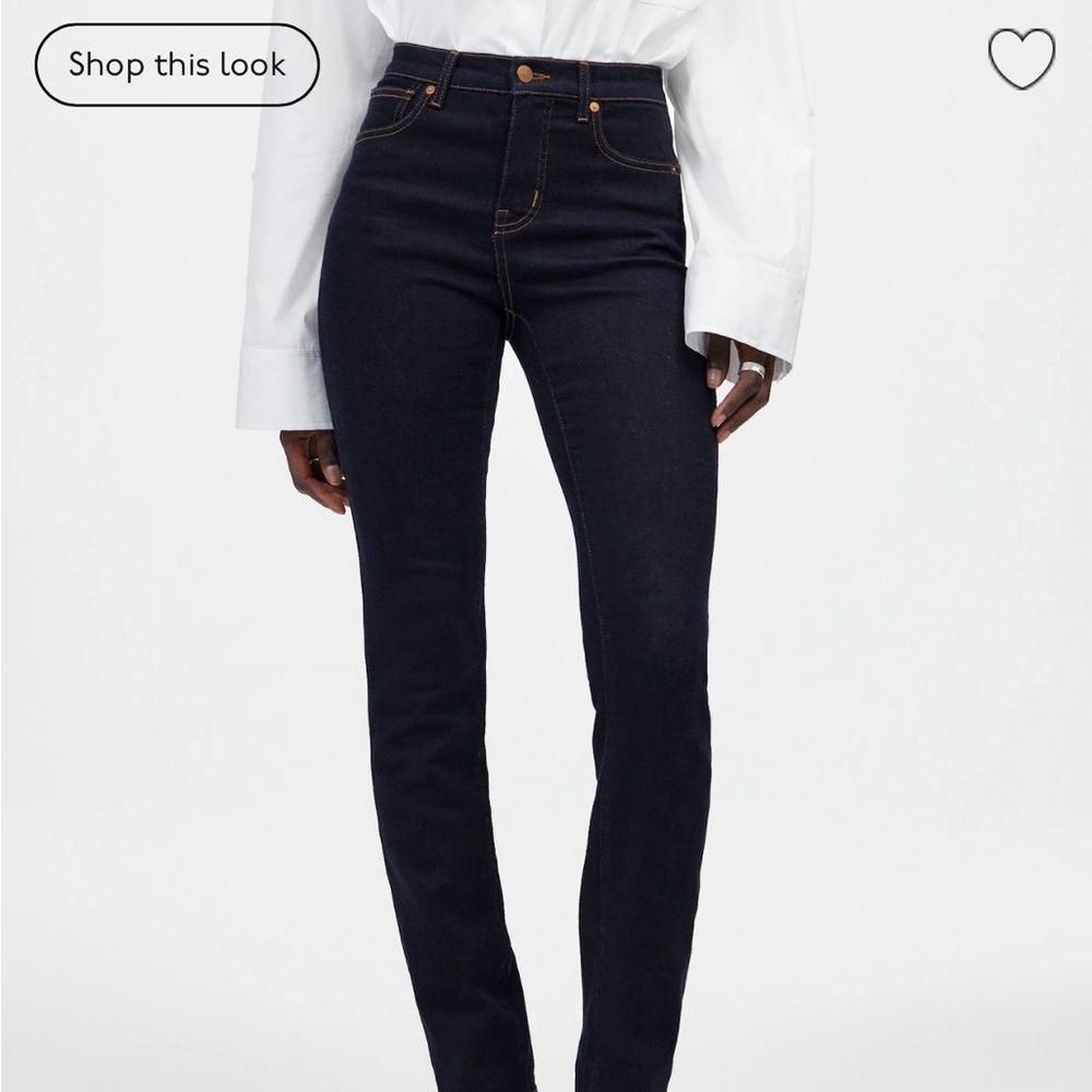 NWOT Madewell Stovepipe Jeans, Rinse Wash 31 Waist, Standard Length